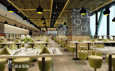 300平米快餐店装修指南 打造高效舒适的城市餐饮空间